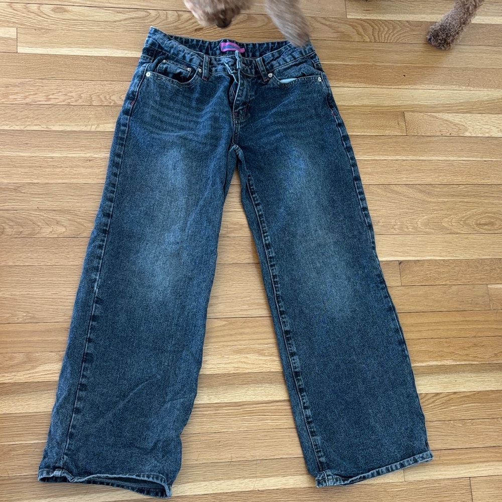EDIKTED Blue Denim Jeans